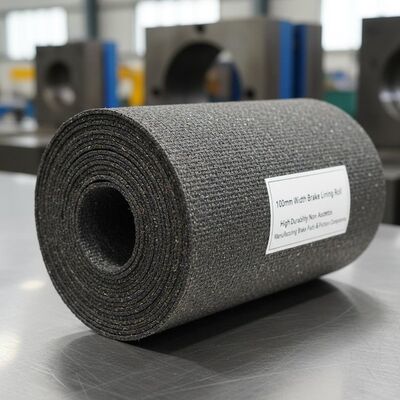 100mm chiều rộng phanh lót cao độ bền không amiăng thích hợp để sản xuất đệm phanh và các thành phần ma sát