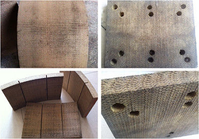 Giếng khoan dầu Khối phanh đường dệt Lớp lót phanh cho máy khoan