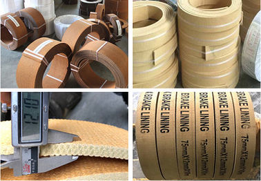 Sau hoặc phía trước ô tô amiăng tự do phanh lót đồng dây bên trong với dây đồng