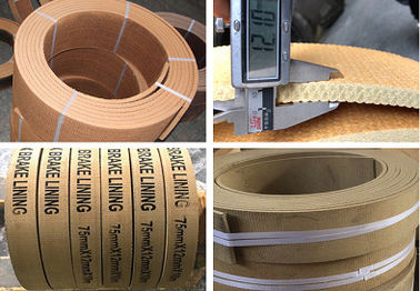 Anchor Winch Asbestos Free Woven Brake Lining Lớp lót phanh thân thiện với môi trường